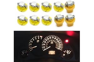 njssjd Ampoules LED pour tableau de bord O-pel Astra G H, O-pel Vectra B C, O-pel Corsa B C Compteur de vitesse Tachymètre Clock Affichage LCD Illumination Dash Lights (Jaune)