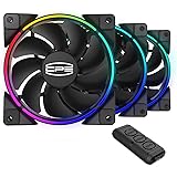CP3 ventilateur rgb 120mm adressables ventilateurs de refroidissement pour PC Ventilateurs silencieux à boucle d'éclairage do