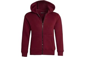 shelikes Kids Girls Boys Zipper Hoodie Unisex Zipper Top Jacket PE School Sweat Hoodie Casual Fashion UK Size 5-14 Years