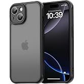 Minesk iPhone 15 i&ccedil;in MattCover Serisi Arkası Mat Polikarbonat Kenarları Silikon ve K&ouml;şeleri G&uuml;&ccedil;lendirilmiş Kamera Korumalı i