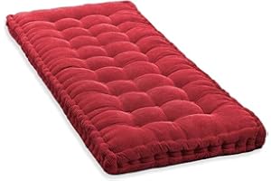 JORTUIO Coussin pour Banc Jardin 200/180/160/150/120/110cm, Coussin pour banc de 1/2/3 Places Exterieur intérieur Coussin D'assise Salon de Jardin Coussin Matelas Assise Dossier(Color5,160x60cm/63x24in)