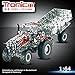Produktbild Tronico Metallbaukasten, Traktor mit Anhänger, Case IH Magnum,Traktor, ca. 570 Teile, Freilauf, 1:64, 4-farbig bebilderte Aufbauanleitung, inklusive Werkzeug, Micro Serie, ab 12 Jahren, rcee