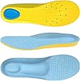 Memory Foam Insoles, PU Sport Insoles, Comfortable Breathable, Shock Absorption Arch Support Insoles