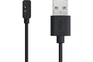 kwmobile Kabel do ładowania kompatybilny z Xiaomi Redmi Watch 2 / Redmi Watch 2 Lite - zamiennik kabla do ładowania USB - czarny