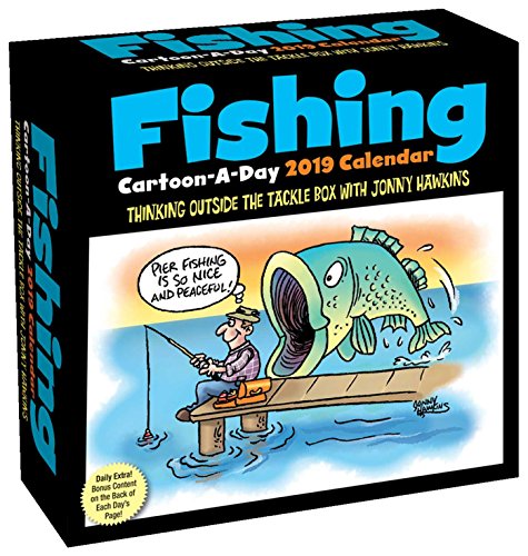 Preisvergleich Produktbild Fishing Cartoon-A-Day 2019 Calendar