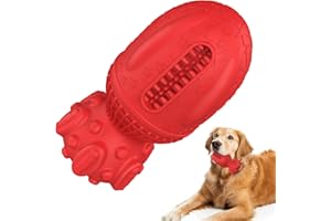 RUXAN Juguete Indestructible para Perros Masticadores Agresivos, Juguete Interactivo Chirriante para Masticar Perros, Limpieza de Dientes para Perros Pequeños/Medianos/Medianos