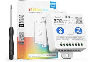 BTF-LIGHTING SP530E 2.4GHz Controller LED WiFi Bluetooth 12in1 compatibile con strisce LED WS2812B SK6812 WS2811 FCOB CCT 5050RGB/RGBW con controllo APP Alexa Google Assistant