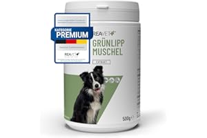 Poudre de concentré de moules à lèvres Vertes ReaVET Chien 500g, Poudre de moules à lèvres Vertes Chien, Chiens de moules à lèvres Vertes Forte Dose après arthrose traitée