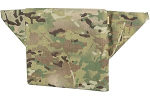 M-Tac Sitzmatte mit Gurt 24x36 cm – Isolierende Outdoor-Sitzunterlage aus Cordura 1000D mit 35 mm Polsterung, Befestigung am Gürtel mit Fastex-Schnalle – ideal für Wandern, Multicam