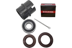 BIGLKNM Steering Bushing & Bearing & Seal Kit for Honda 300EX TRX300EX 1993-2007 FourTrax 250 TRX250R 1988 1989 TRX250X 1987-1992 Steering Stem Shaft Bushing Replace 53221-HB9-670