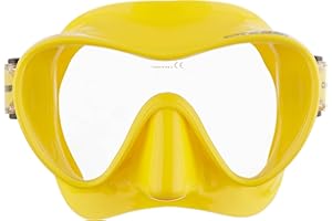 CRESSI F1 - Maschera o Combo Set Maschera Frameless & Snorkel Dry per Immersioni e Snorkeling, Taglia Unica, Unisex