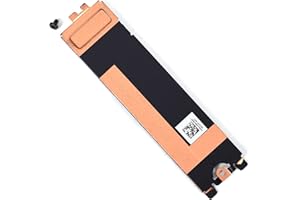 KBRPARTS Slot 2 M.2 SSD Festplatte Kühlkörper Abdeckung mit Thermo für Dell XPS 15 9520 9510 9500, Dell XPS 15 9520 9510 SSD Kühlkörper P/N: 04TW9C 3JJDG 03JJDG, für SSD-R