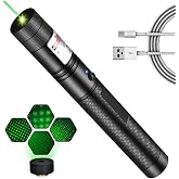 Gaman Metal Kasa Y&uuml;ksek Kaliteli Yeşil Lazer İşaret&ccedil;i Usb Şarjlı 5 Km Menzilli Laser Pointer