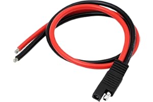 CERRXIAN SAE 10 AWG DC 50 cm 2-poliges Schnelltrennkabel SAE Power Automotive