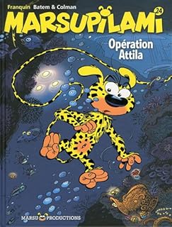 jaquette livre Marsupilami, Tome 24 : Opération Attila