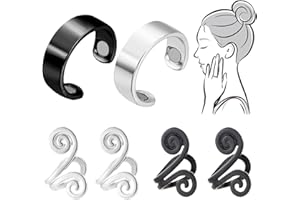 LYJOW 2pcs Lymphatic Drainage Magnetic Ring Akupressur Ohrringe zum Abnehmen Weight Loss Magnetring 4pcs LymphflüSsigkeit Ohrringe Negative Ionen Lymph Ohrringe Magnetische Lymphdrainage Ohrringe