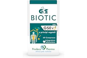Prodeco Pharma GSE BIOTIC 60 Compresse - Integratore Alimentare Semi di Pompelmo