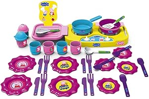 Bildo 8108 Peppa Pig Big Set de Cuisine Multicolore - Version Anglaise