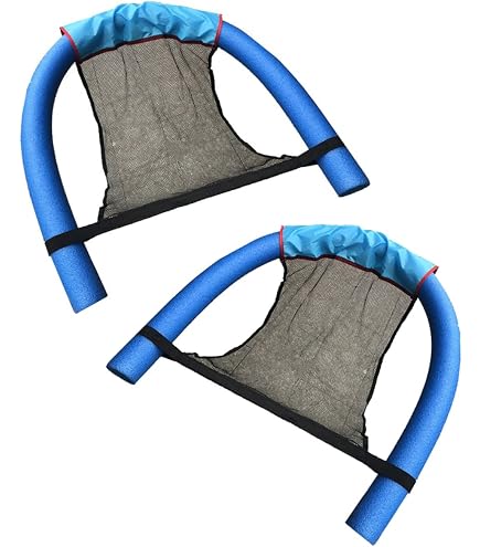 Poolnudel Stuhl – Schwimmstuhl Aus Nudeln Mit Netz, Für Kinder & Erwachsene Bis 160 Kg, Perfekt Für Pool, See & Meer