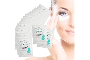 JANE CHOI Eye Gel Pads, 50 Pairs of Eyelash Lash Extension Lint Free Under Eye Gel Pads Eye Patches For Pro Salon and Individual Eyelash Extension, Facials