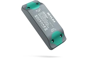 REYLAX LED Driver 24V 30W 1.25A, Power Supply Unit, 240V AC to 24 Volt DC Transformer, Constant Voltage Driver Adapter-Low Voltage Transformers for DIY Light Strips, LED Bulbs, Not Dimmable