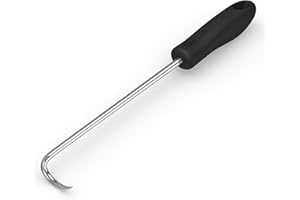 Cave Tools Grill-Flipper für Grill oder Grillplatte, 30,5 cm, Grillwender, Haken, zum Umdrehen von Fleisch, Gemüse, Steak oder Fisch & ersetzt Grillspatel & Grillzange – Edelstahl Smoker Kochzubehör