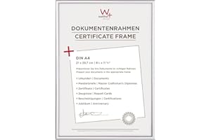 ramka na zdjęcia walther design srebrna 21 x 29,7 cm (DIN A4) Nowa ramka z tworzywa sztucznego Lifestyle KV130S