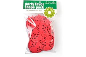 ROAMWILD Carta seminabile con diverse forme, confezione da 100 pezzi, Ladybird