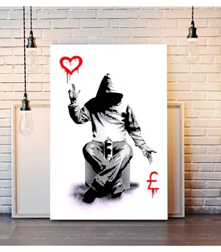 Banksy Girl With Blue Bird Inspirational Quote Framed Art Prints Wall