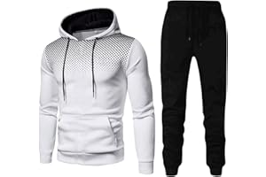 RYTEJFES Chandal Hombre Completo; Deportivo Largo 2 Piezas Chandal con Capucha Talla Grande Original Conjunto Deportivo Gris Invierno Baloncesto Chándal Gimnasio Informal Conjunto Padel Moda Chandal Completo