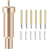 6 Pieces Deep Cut Blade Blades with Case for Cricut Maker, Explore Air 2, Explore 3, Air 3 and Explore One, 30/45/60 Degree B