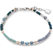 Leonardo Jewels Stellaris Clip&Mix Ciondolo in acciaio inox, ciondolo blu con motivo sole, luna, stelle, adatto per incisione, gioielli regalo 022219, 3.5, Acciaio inossidabile, Nessuna pietra