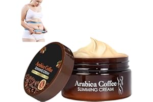 KOAHDE Coffee Body Slimming Cream,Slimming and Firming Cream,Coffee Fat Burner Slimming Cream,Coffee Fat Burning Cream for Belly,Coffee Anti Cellulite Cream,Coffee Slimming Cream for Women,120ML