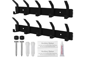 Chiluxendo Wardrobe (2 Pieces), Coat Hooks, Wall Hooks, Black Coat Hooks, Wall Coat Rack, Coat Rack, Coat Rack, Coat Rack, Coat Rack, Coat Rack, Coat Rack Hook