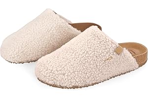 PERLETTI Ciabatte Donna Invernali con Pelo - Pantofole Casa Autunno Inverno Comode Calde Leggere Chiuse - Ciabatta Comfort Ragazza con Suola Antiscivolo e Tallone Imbottito