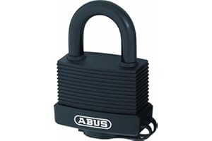ABUS Vorhängeschloss Messing 70/50 gl.-6402 - gleichschließend - wetterfest - Messing-Schlosskörper - schlagzähe Kunststoffum
