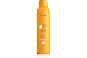 Laboratorios Babé - Fotoprotector Transparente Wet Skin SPF 50 200 ml, Alta Protección Solar, Crema Calmante, Antioxidante, Radiaciones UVA y UVB, Resistente Al Agua, Rápida Absorción