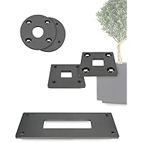 Pflanzwerk® Pflanzkübel Untersetzer *ULTRAFLACHER Designer PFLANZENROLLER* Ø28cm für alle Blumentöpfe & Blumenkübel…