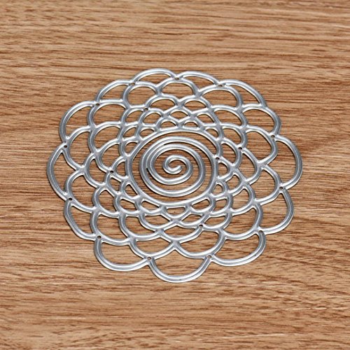 VENMO Blume Herz Metall Schneiden stirbt Schablonen DIY Scrapbooking Prägepapier Karten Album Tagebuch Schablone (F) - 2