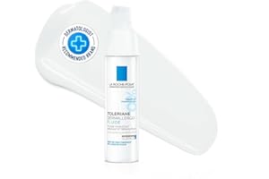 ‎LA ROCHE-POSAY La Roche Posay Regenerierendes Gesichtsfluid für empfindliche und zu Allergien neigende Haut, 48 Stunden Feuchtigkeit, Mit Sphingobioma, Neurosensinen und Niacinamid, Toleriane Dermallergo, 40 ml