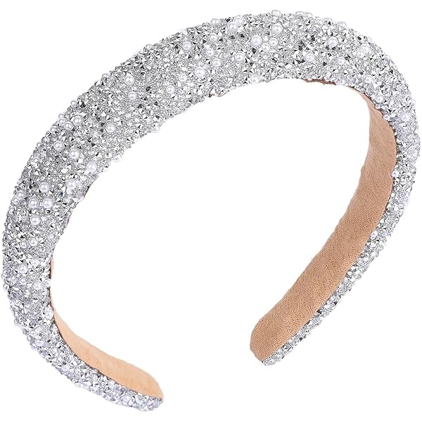 SUpoetry Glitzer-Haarreifen Damen – 3er Set Mit Kristall-Diamanten, Rutschfeste Zinken, 12 Cm