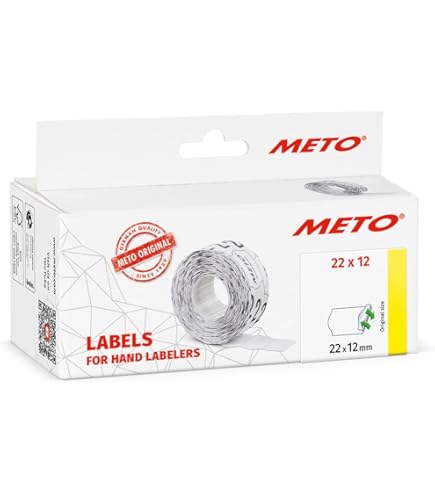 Etichette Prezzatrici 26x16mm - Rosso Fluo, 6000 Pezzi, Permanenti - Per Meto, Contact, Sato - Foto 6