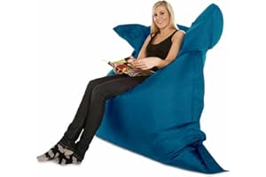 BEAN BAG HEAVEN Extra Large Giant Beanbag in Teal Blue - XXXL 180x140cm - Indoor & Outdoor Large Garden Waterproof Bean Bag - FAST