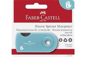 Faber-Castell 182777 - Blister Pennvässare Dubbel Ärm Turkos för Vänsterhänt