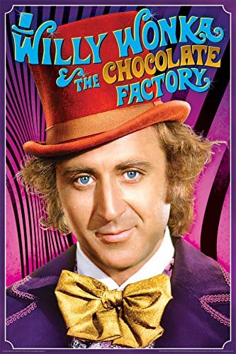 Willy Wonka and the Chocolate Factory Movie Poster - Gene Wilder Art Print Poster