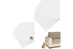 Vexong Anti Cat Scratch Furniture Protector,Transparent Self-Adhesive Pet Training Tape, Anti Cat Scratch Couch Protector for Furniture Couch Door (6 Pack 17.5x17.5IN & 6 Pack 17.5x13IN)