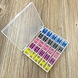  high-dayday Nähmaschine Spulen Multicolor Bobbin+box
