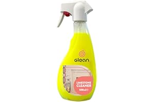 GLEAN Limestone Cleaner Spray | 500ml | Effective Natural Stone Fireplace Detergent | Limestone Stain Remover for Fireplaces, Hearths, Slate & Mantles | Cleans Soot, Smoke, Grease & Tar