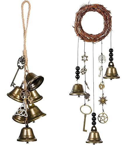 Carillon De Jardin En Forme De Cloche De Sorcière - Décoration Extérieure, Ambiance Magique - 3