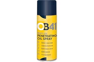OB41 Multi-Use Penetrating Oil Spray For Unfastening Screwed Joints and Nuts and Bolts Which Have Become Stuck Through Rust. 400ml
